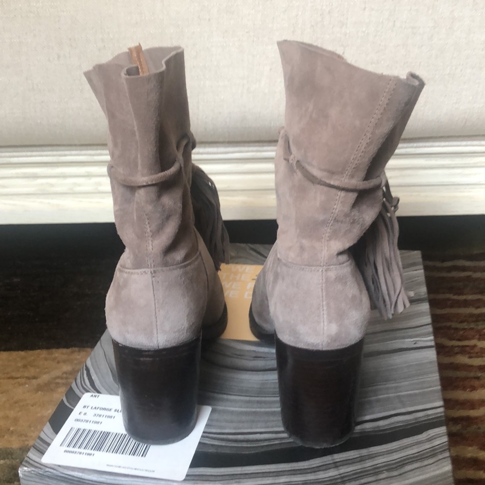 Jeffrey Campbell suede tassel boots - Picture 3 of 5